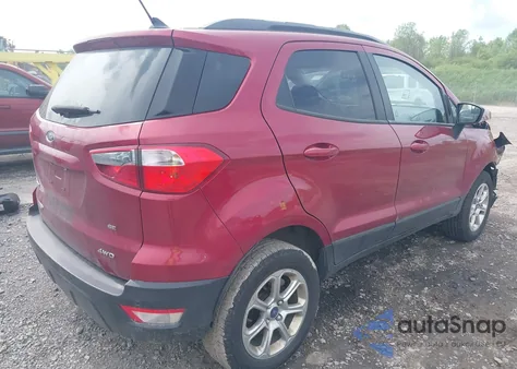 2018 Ford Ecosport Se from USA, damaged, VIN MAJ6P1UL9JC245739